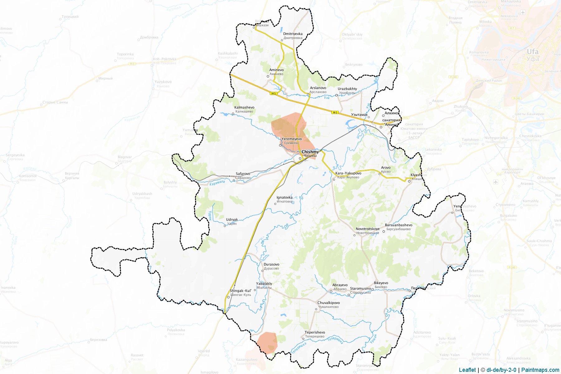 Chishminskiy (Bashkortostan) Map Cropping Samples-1