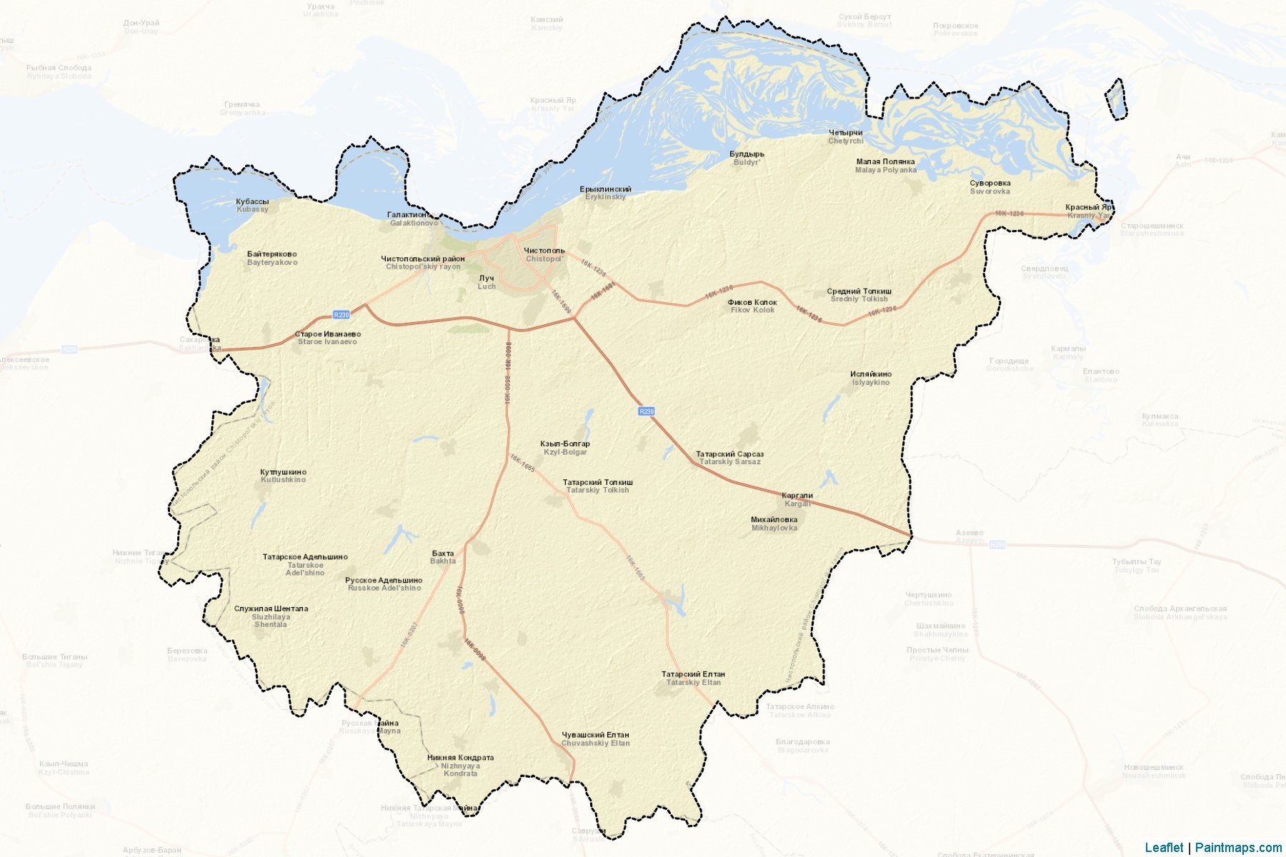 Chistopol'skiy (Tatarstan) Map Cropping Samples-2