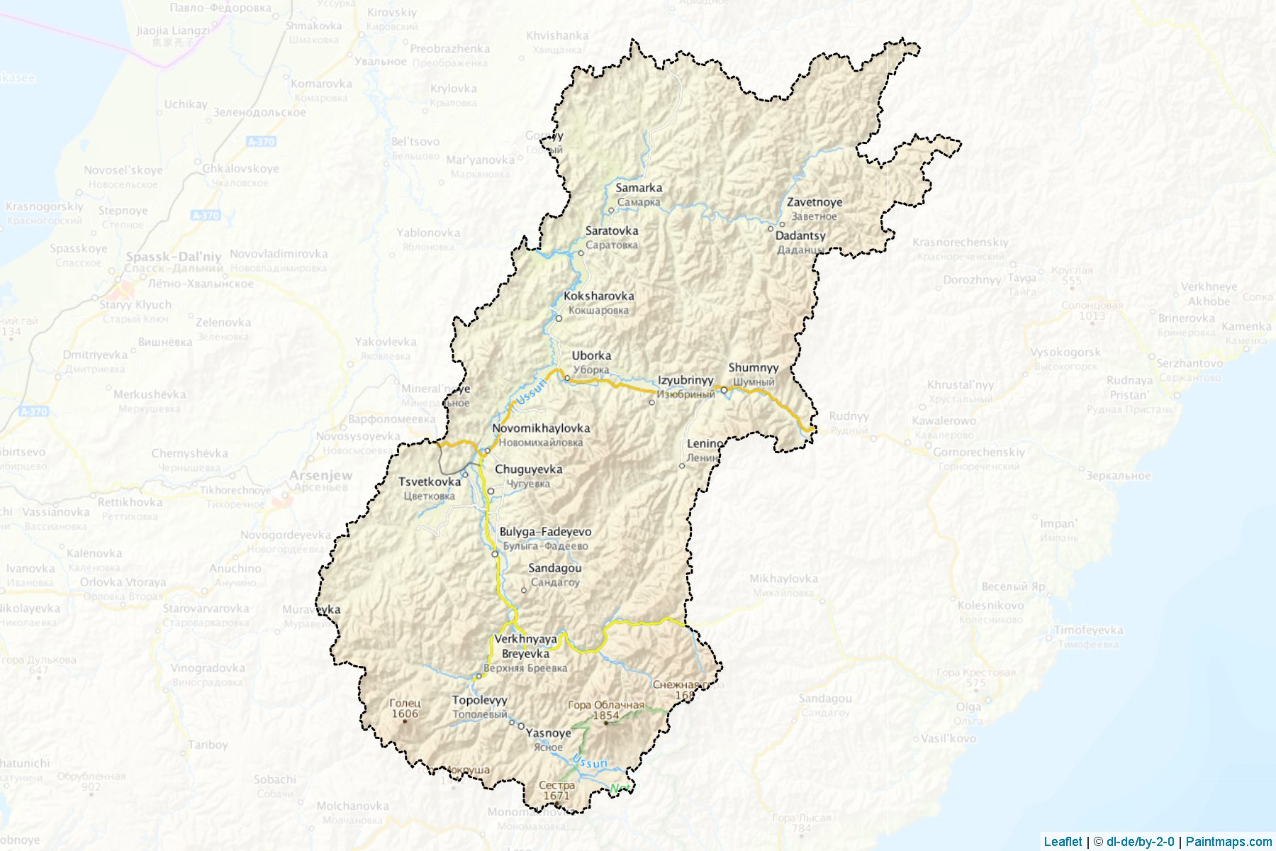 Chuguevskiy (Primorsky) Map Cropping Samples-1