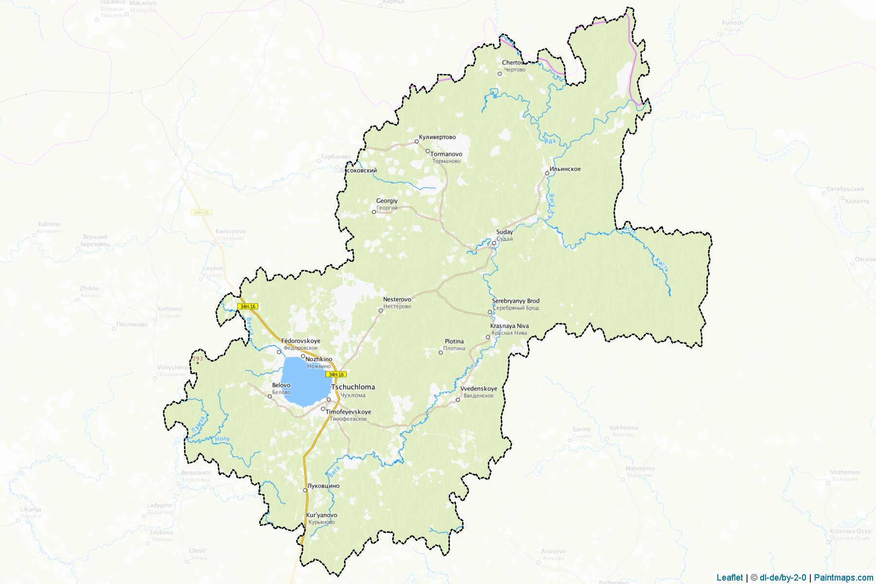 Chukhlomskiy (Kostroma) Map Cropping Samples-1