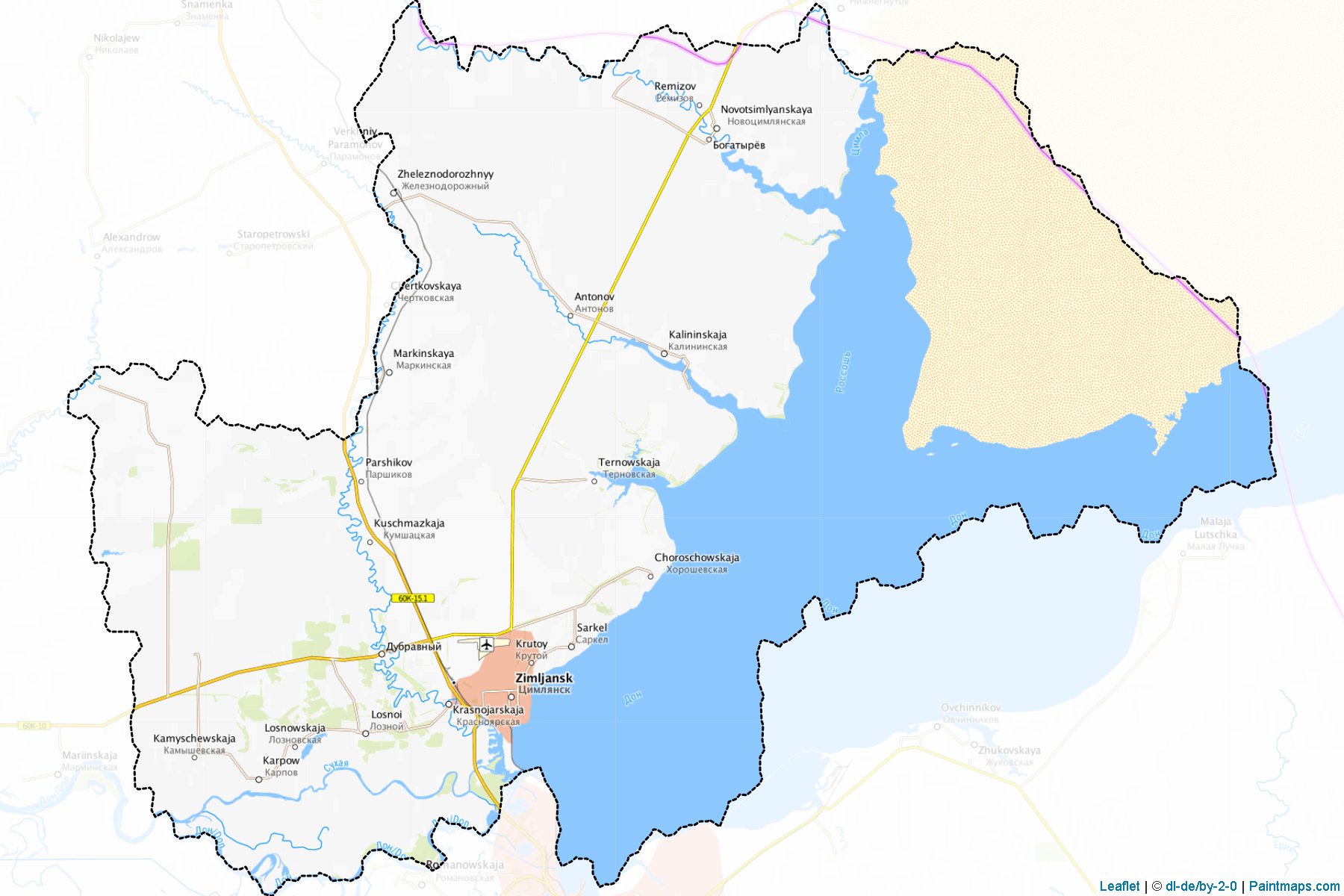 Muestras de recorte de mapas Cimljanskiy (Rostov)-1