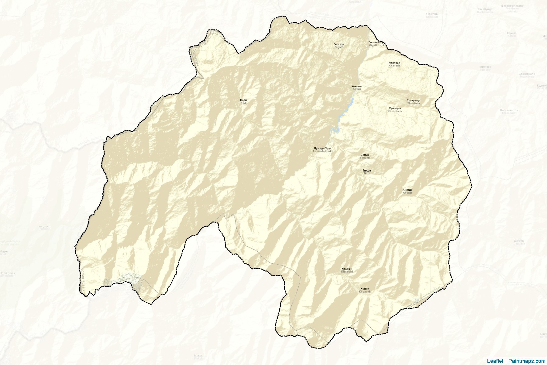 Cumadinskiy (Dagestan) Map Cropping Samples-2