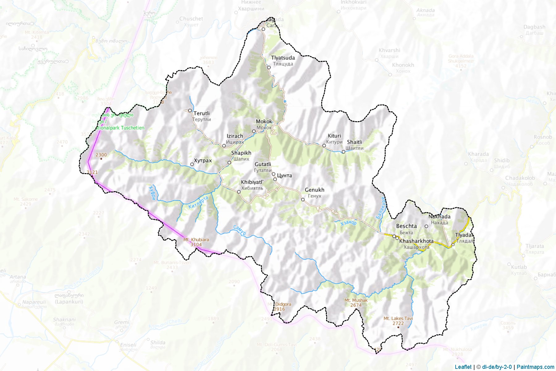 Cuntinskiy (Dagestan) Map Cropping Samples-1