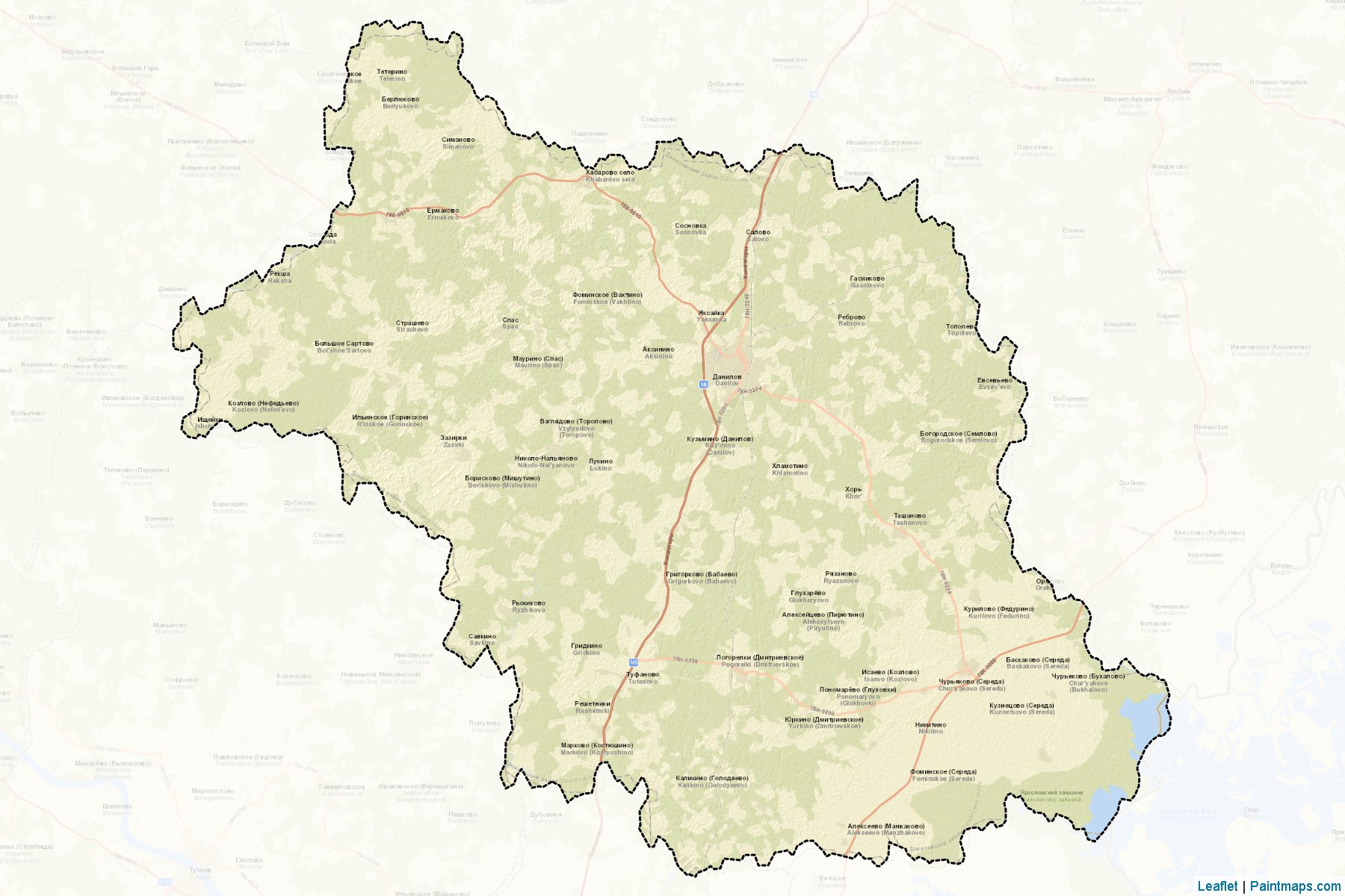 Danilovskiy (Yaroslavl) Map Cropping Samples-2