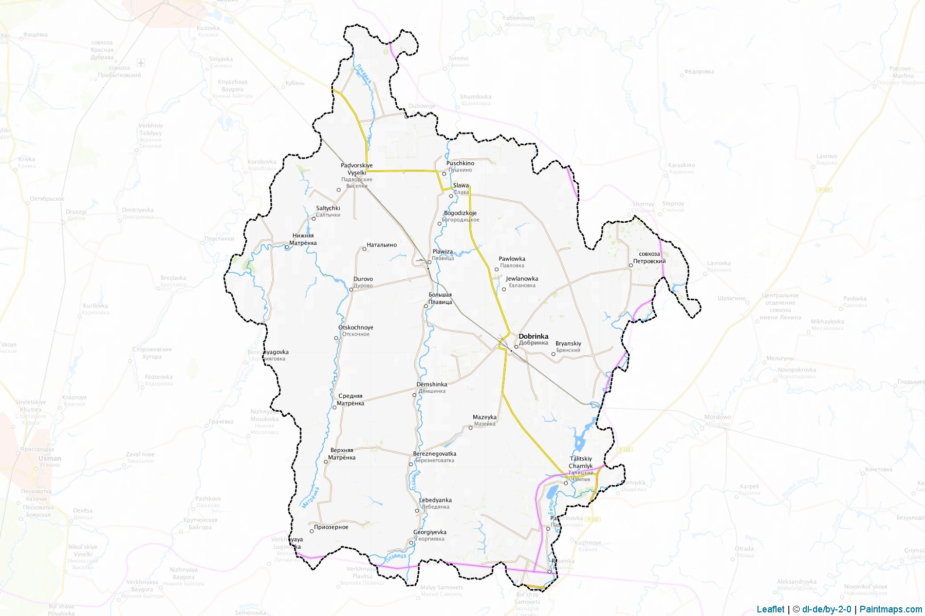 Dobrinskiy (Lipetsk) Haritası Örnekleri-1