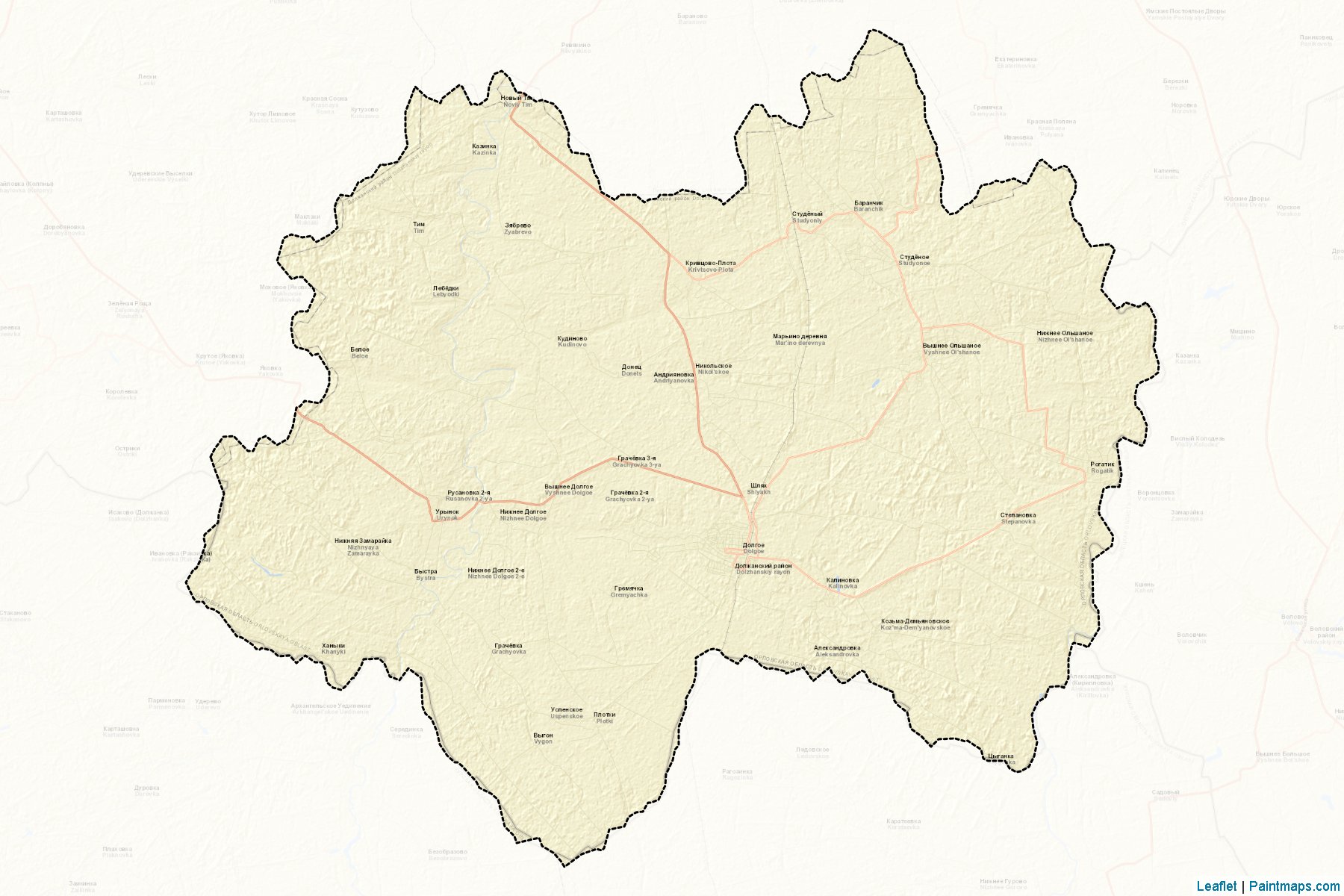 Dolzhanskiy (Oryol) Map Cropping Samples-2