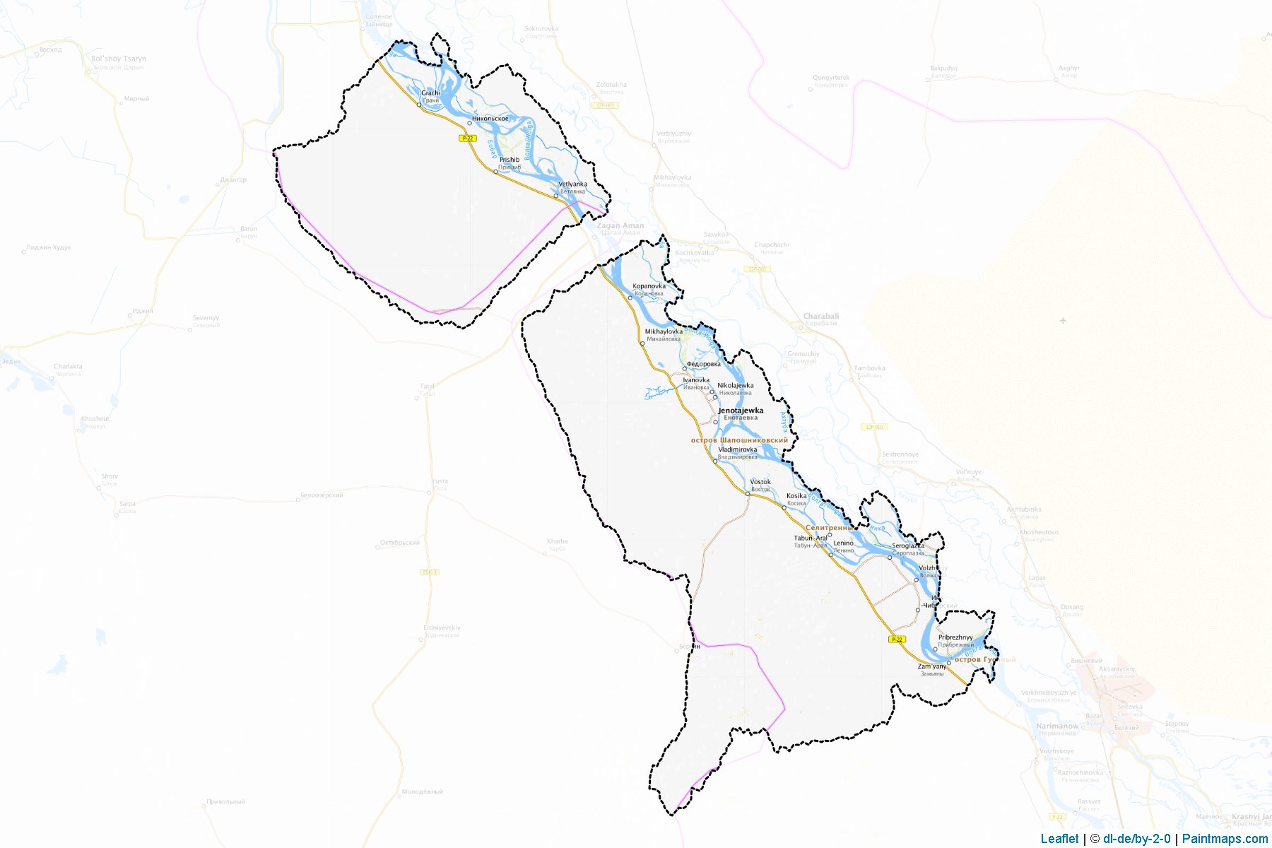 Enotaevskiy (Astrakhan) Map Cropping Samples-1