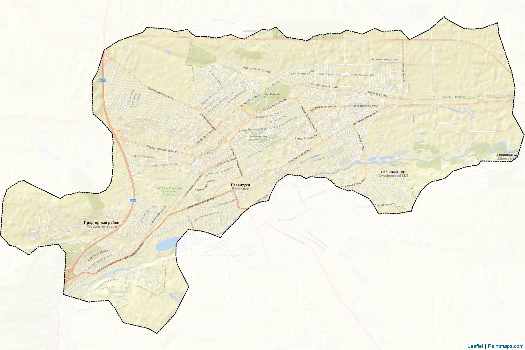 Essentuki (Stavropol) Map Cropping Samples-2