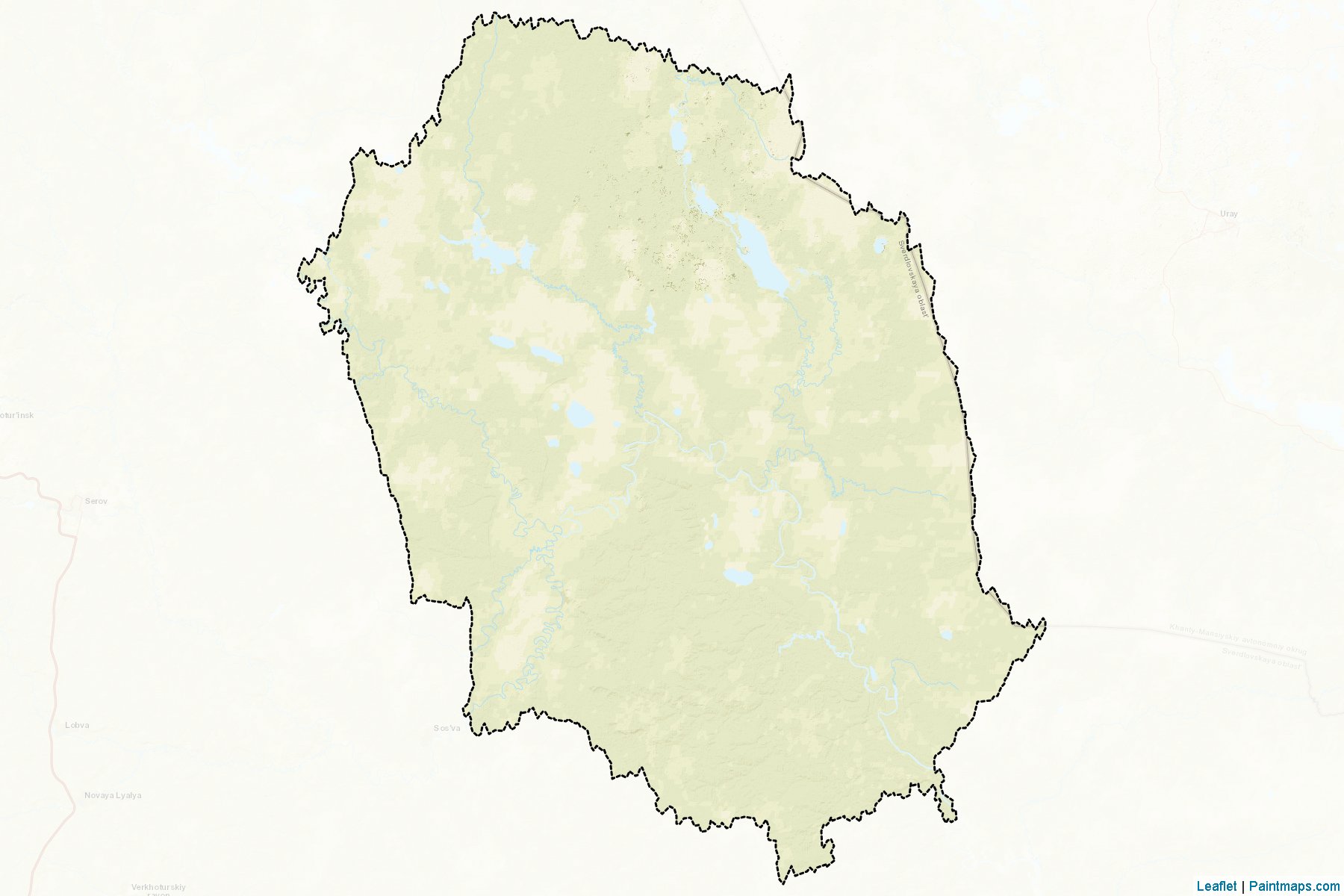 Garinskiy (Sverdlovsk) Map Cropping Samples-2