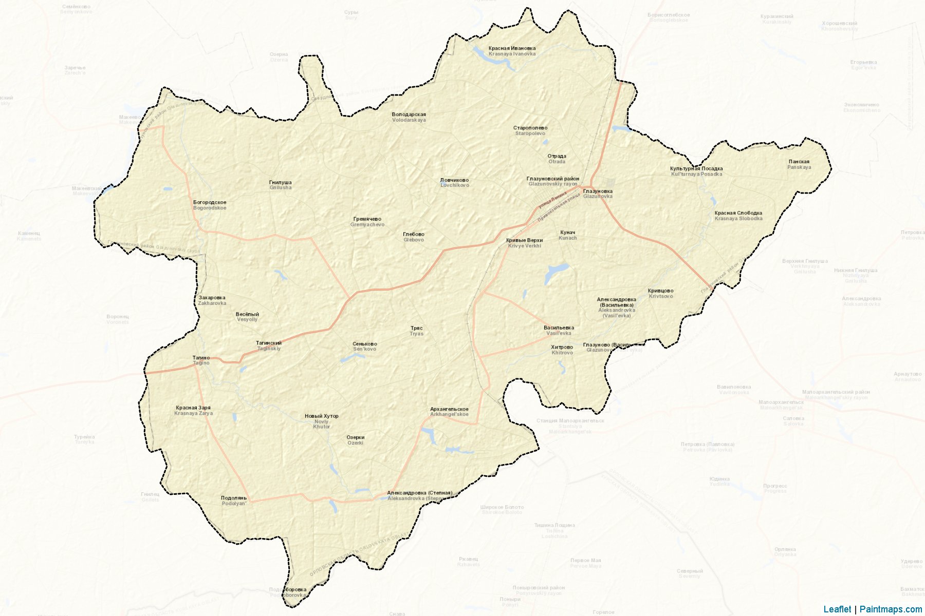 Glazunovskiy (Oryol) Map Cropping Samples-2