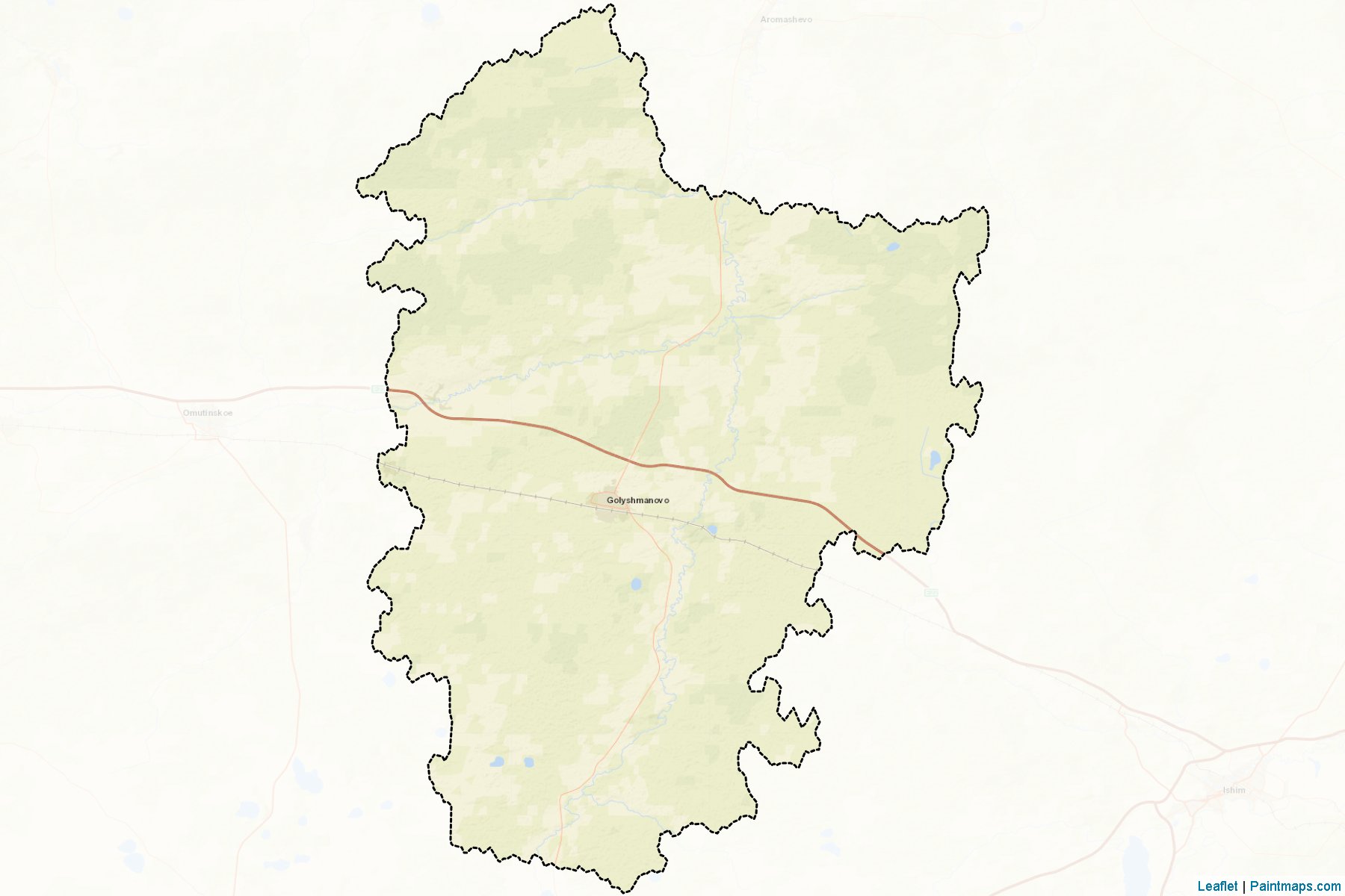 Golyshmanovskiy (Tyumen) Map Cropping Samples-2