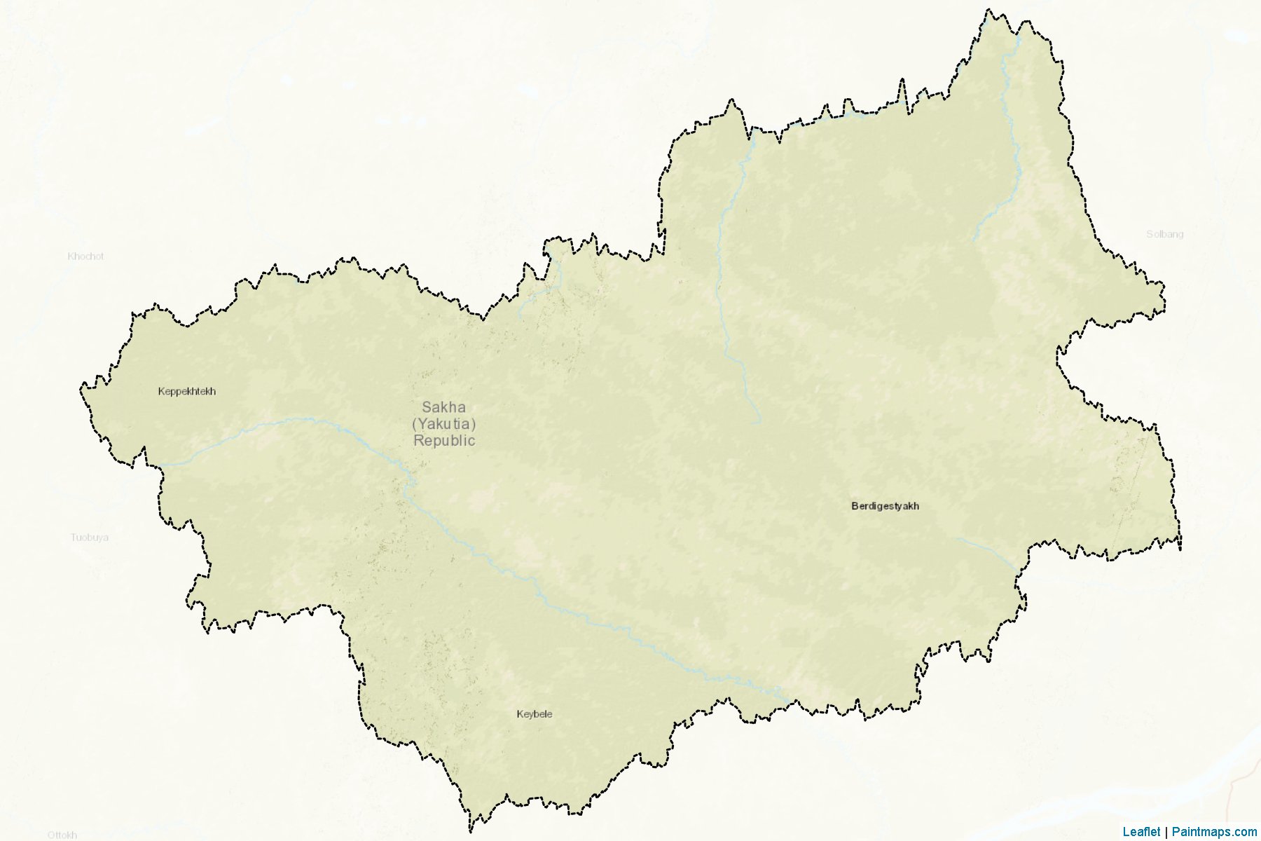 Muestras de recorte de mapas Gornyj (Sakha)-2