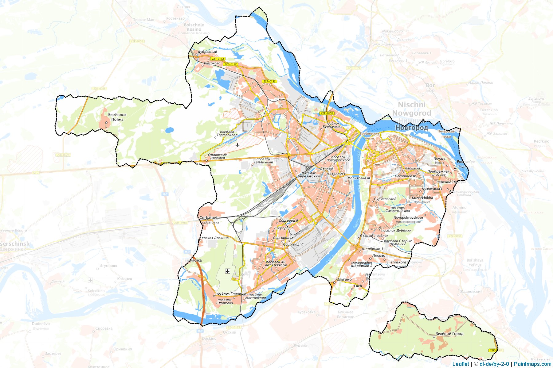 Nizhnij Nov (Nizhny Novgorod) Map Cropping Samples-1