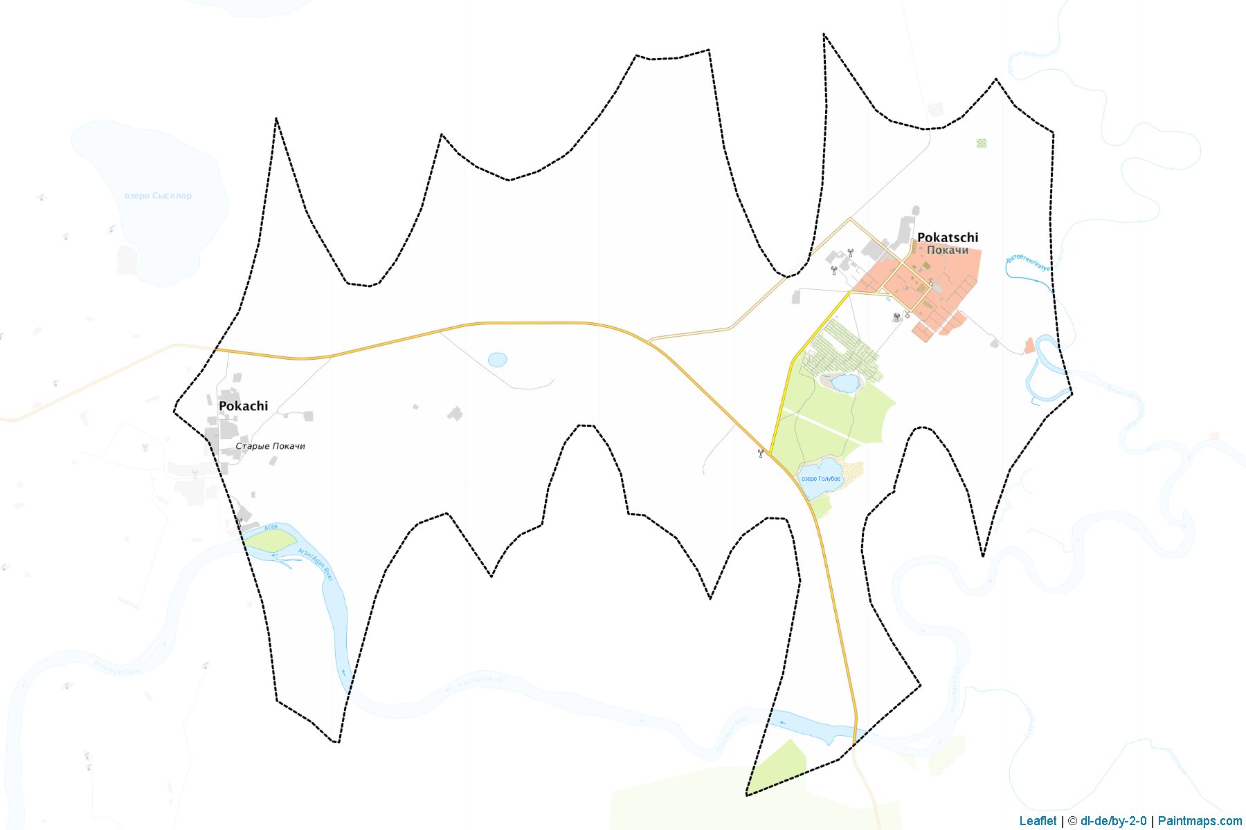 Pokachi (Khanty-Mansi) Map Cropping Samples-1