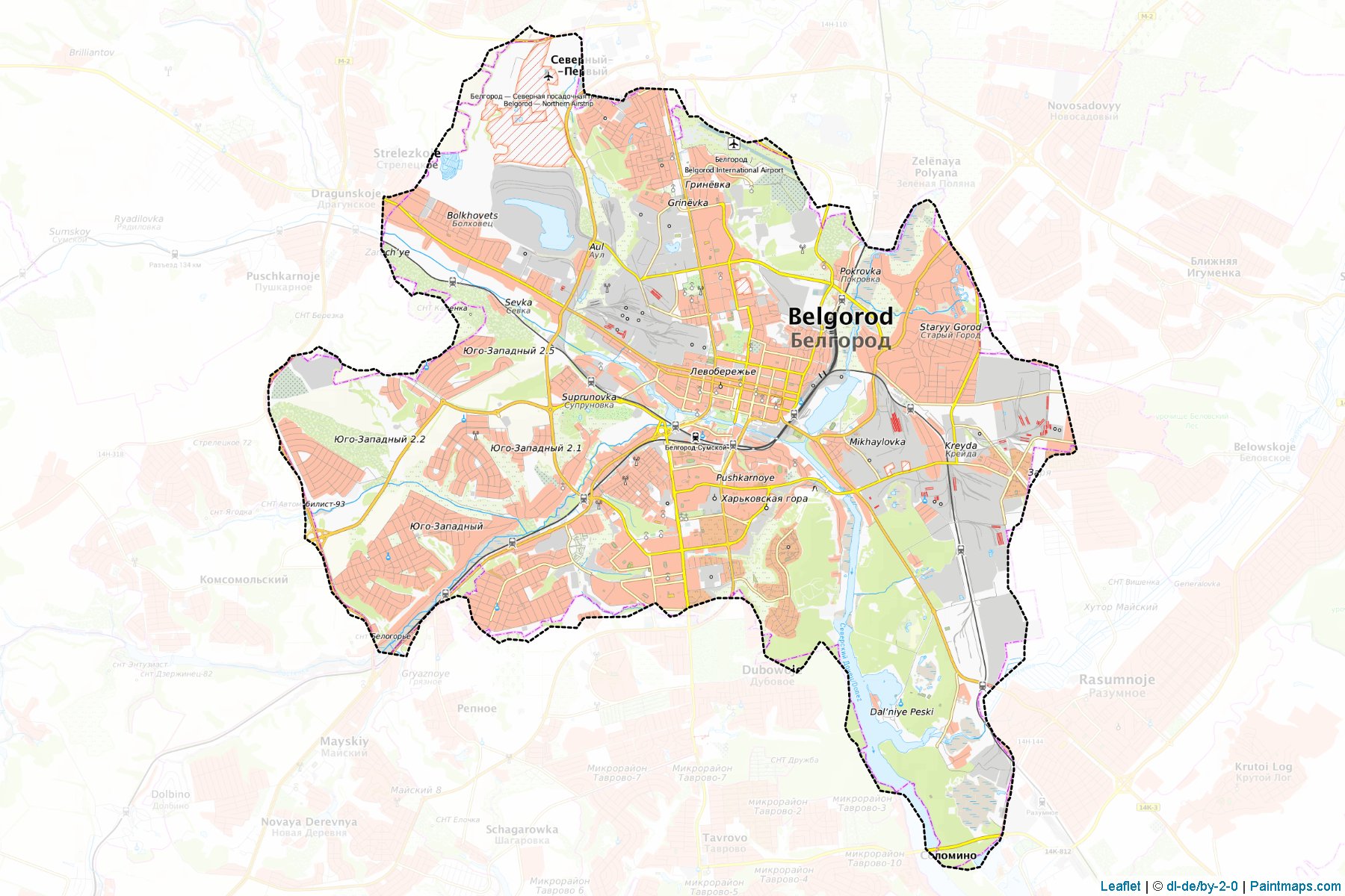 Muestras de recorte de mapas Bel (Belgorod)-1