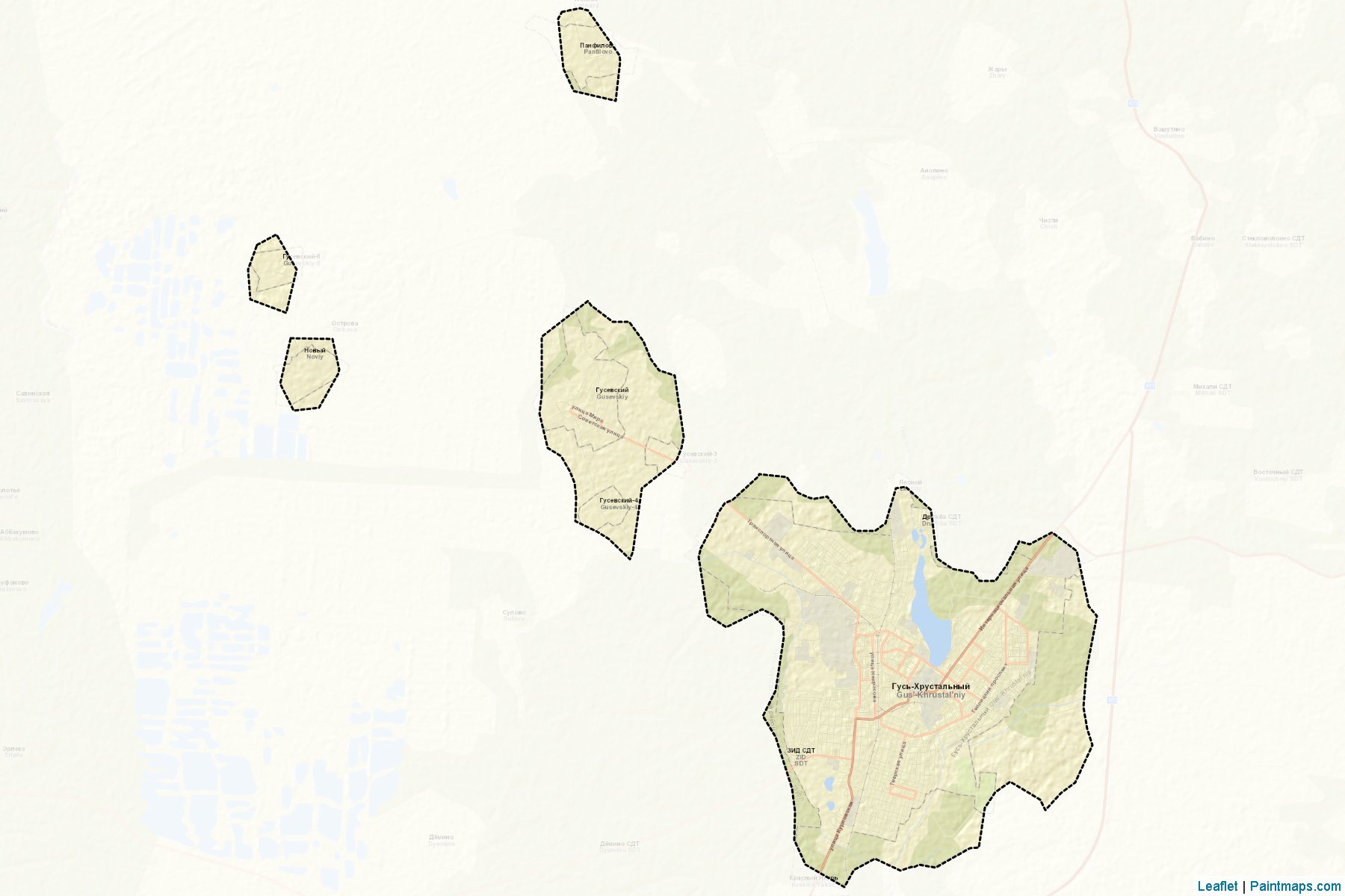 Gus'-Khrustal'nyj (Vladimir) Map Cropping Samples-2