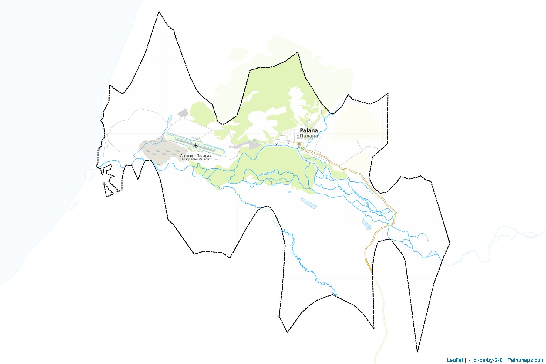 Palana (Kamchatka) Map Cropping Samples-1