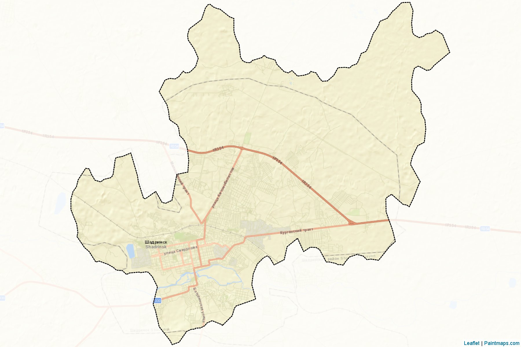 Shadrinskiy (Kurgan) Map Cropping Samples-2