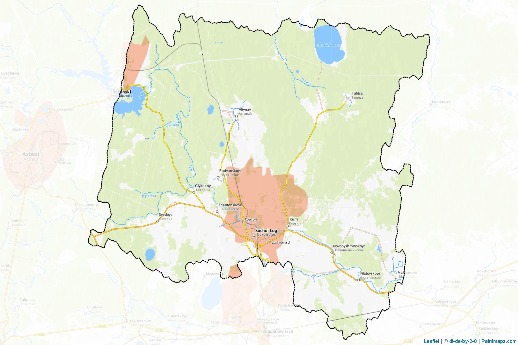 Sukhoj Log (Sverdlovsk) Map Cropping Samples-1