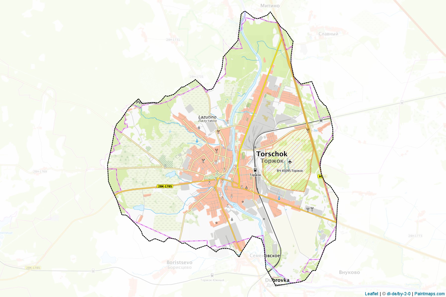 Torzhok (Tver) Map Cropping Samples-1