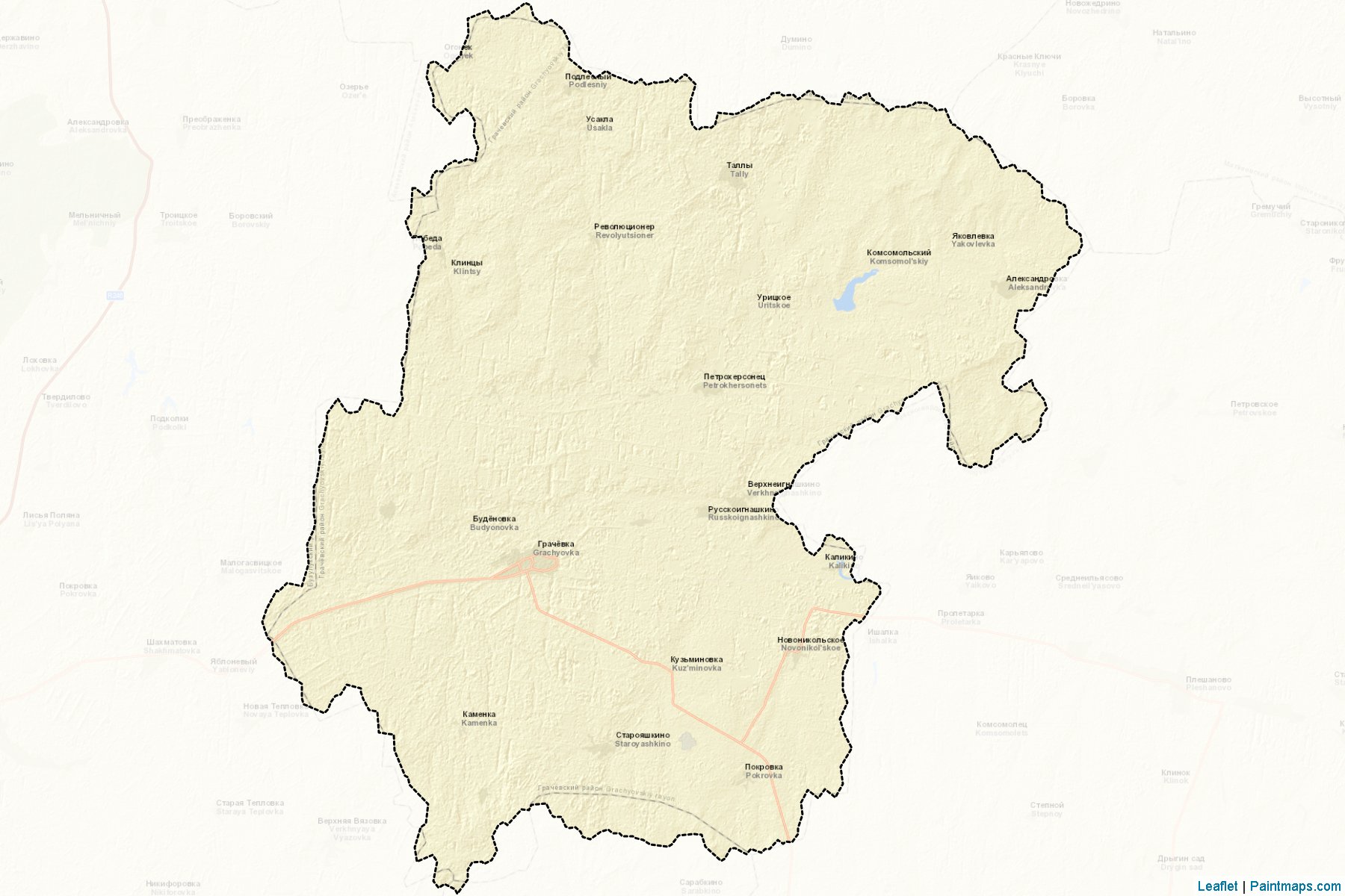 Grachevskiy (Orenburg) Map Cropping Samples-2