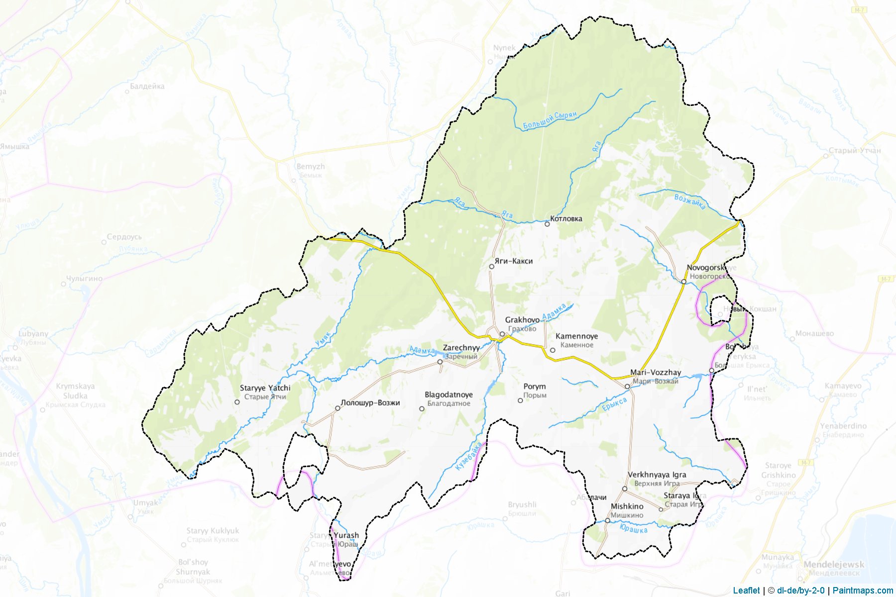 Grakhovskiy (Udmurt) Map Cropping Samples-1