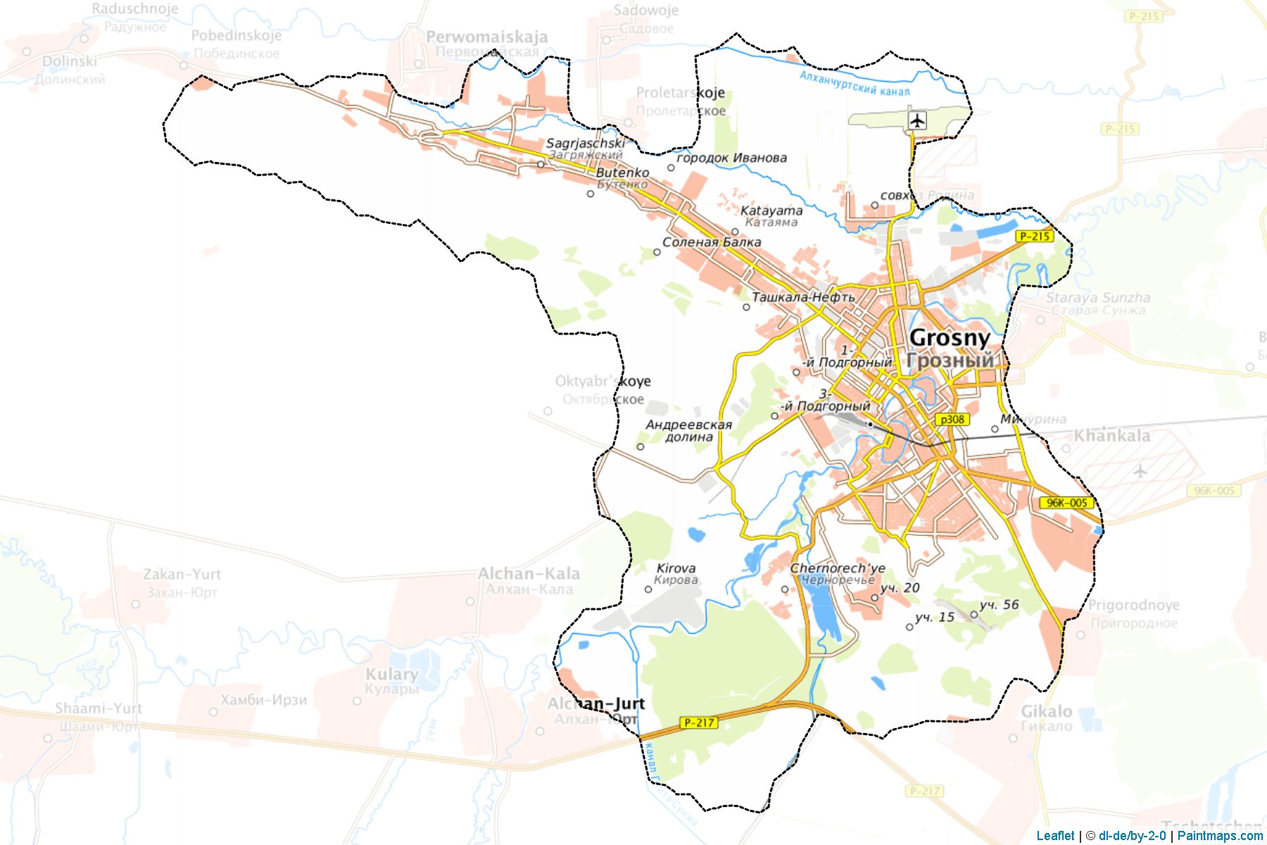 Groznenskiy (Chechnya) Map Cropping Samples-1