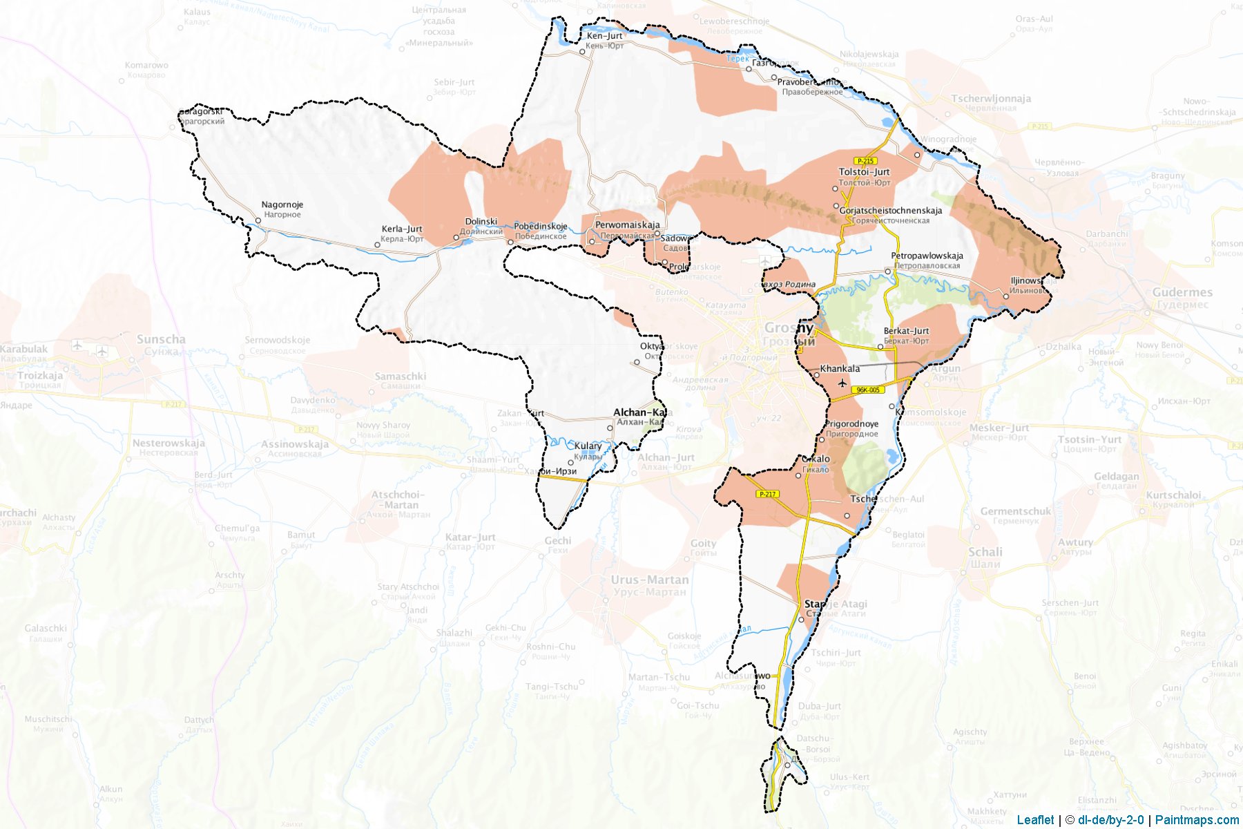 Groznenskiy (Chechnya) Map Cropping Samples-1