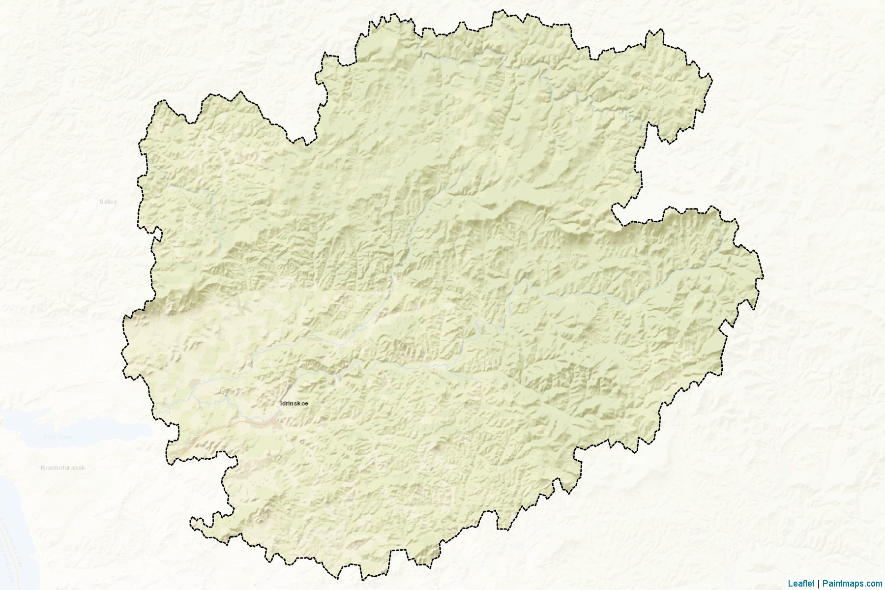 Idrinskiy (Krasnoyarsk) Map Cropping Samples-2