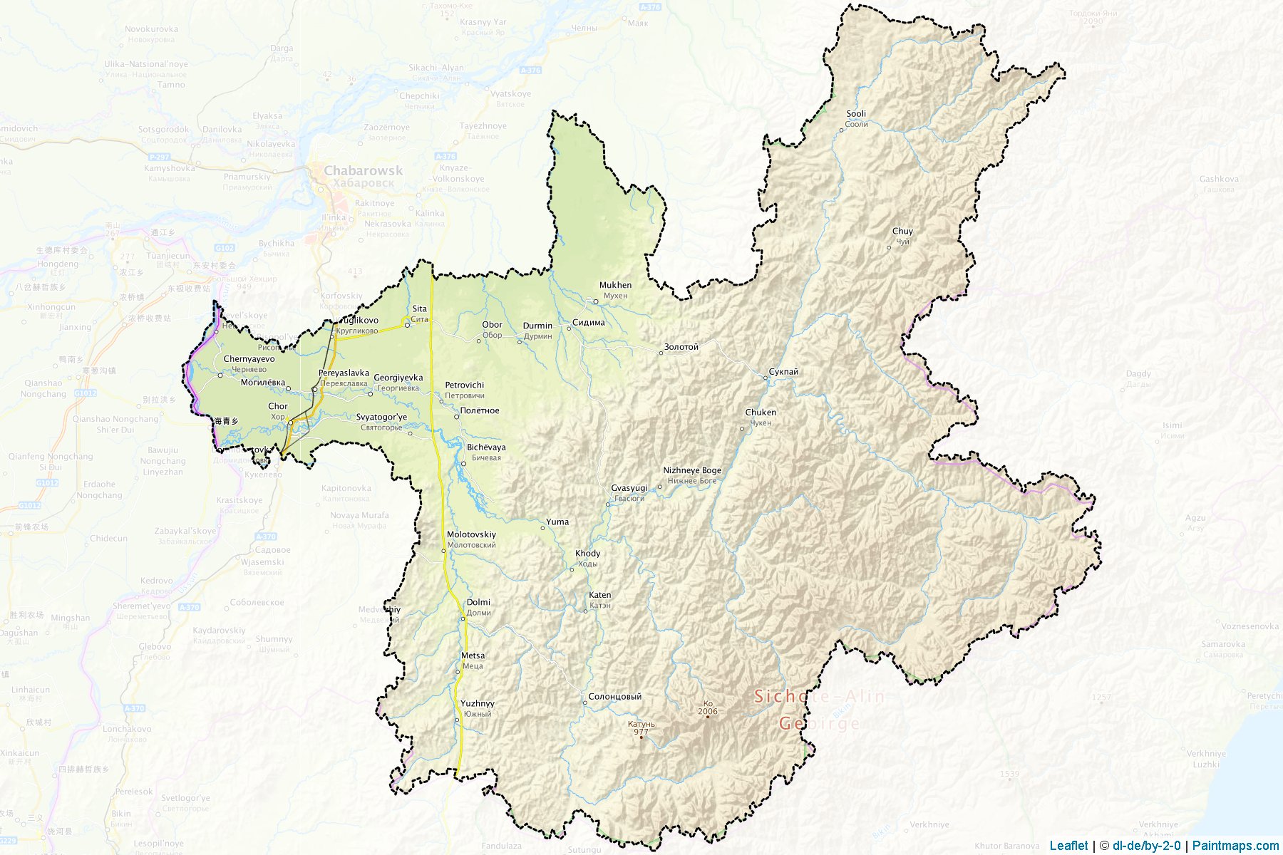 Imeni Lazo (Khabarovsk) Map Cropping Samples-1