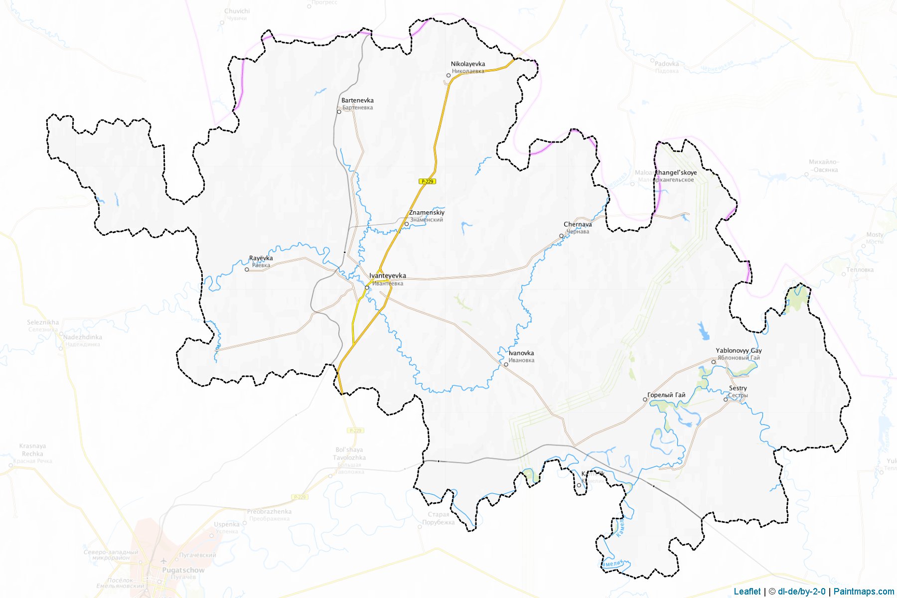 Ivanteevskiy (Saratov) Map Cropping Samples-1