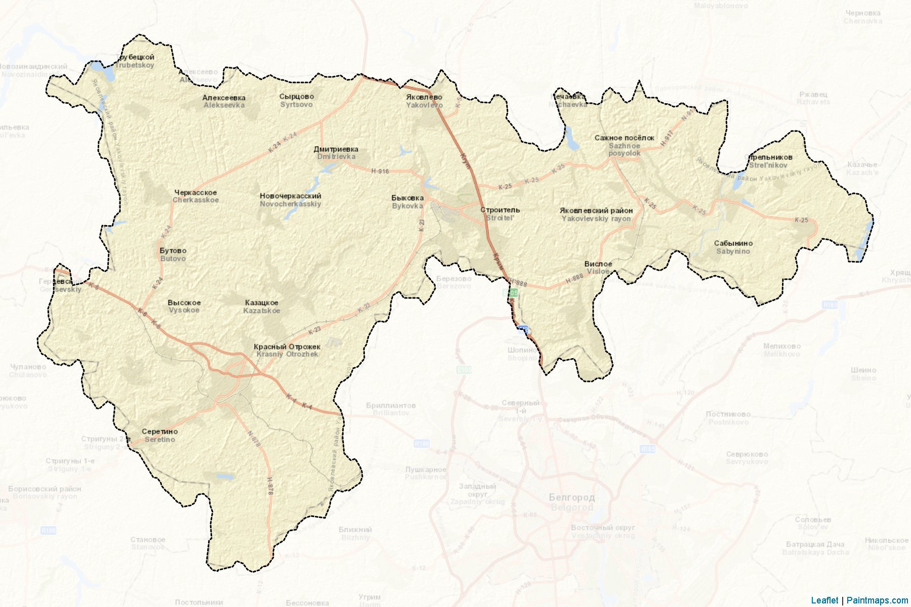 Jakovlevskiy (Belgorod) Map Cropping Samples-2