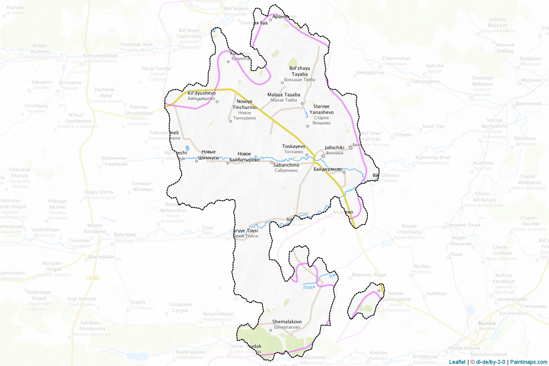 Jal'chikskiy (Chuvash) Map Cropping Samples-1