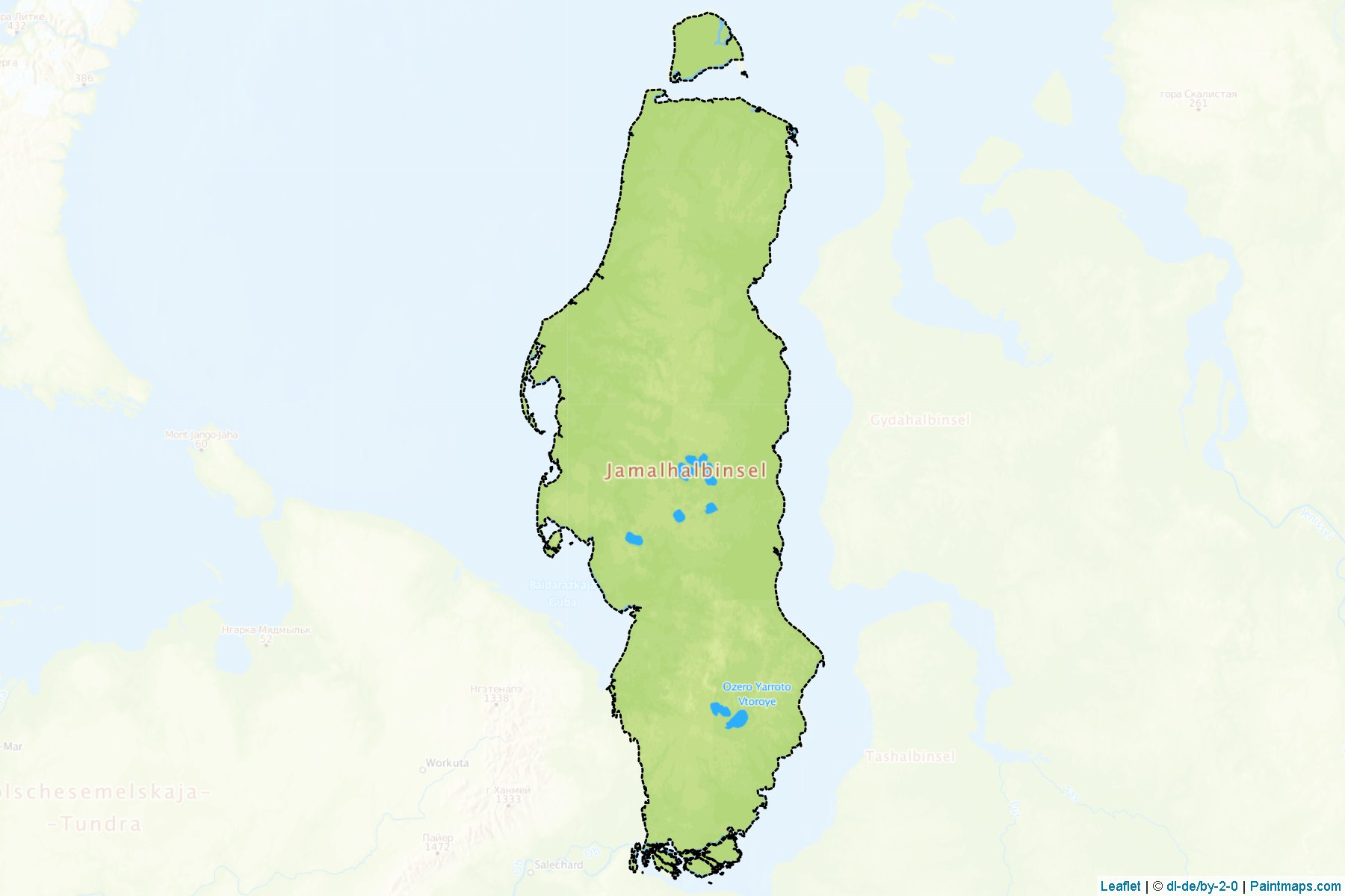 Jamal'skiy (Yamalo-Nenets) Map Cropping Samples-1