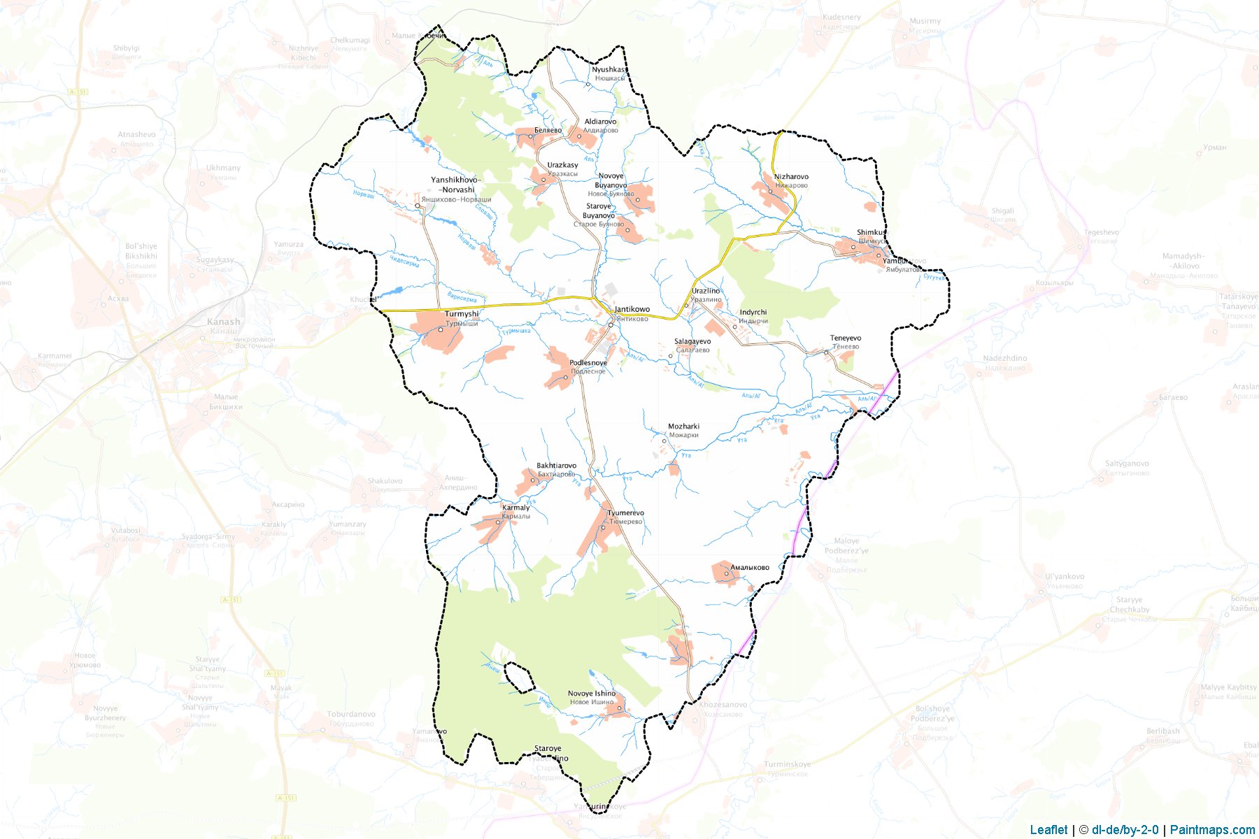 Jantikovskiy (Chuvash) Map Cropping Samples-1