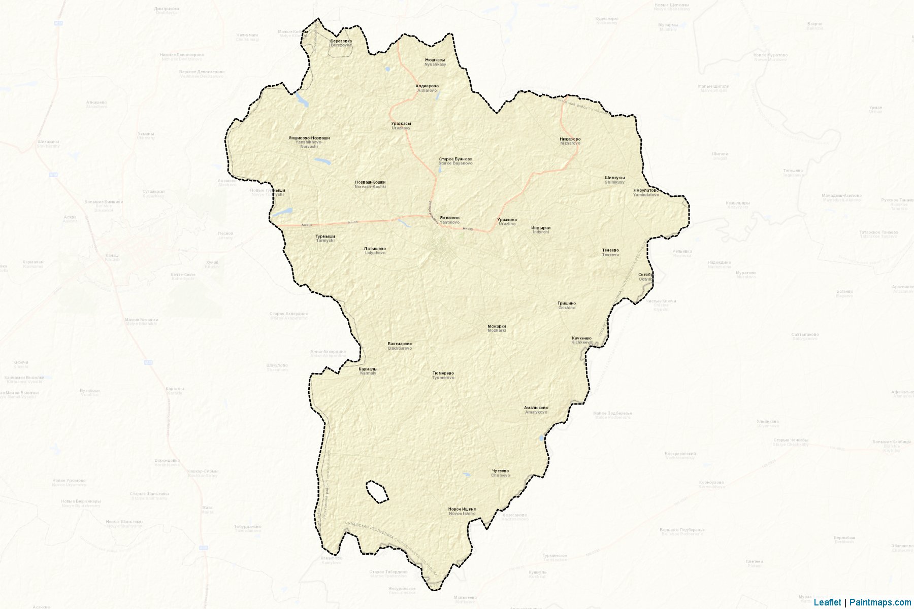 Jantikovskiy (Chuvash) Map Cropping Samples-2