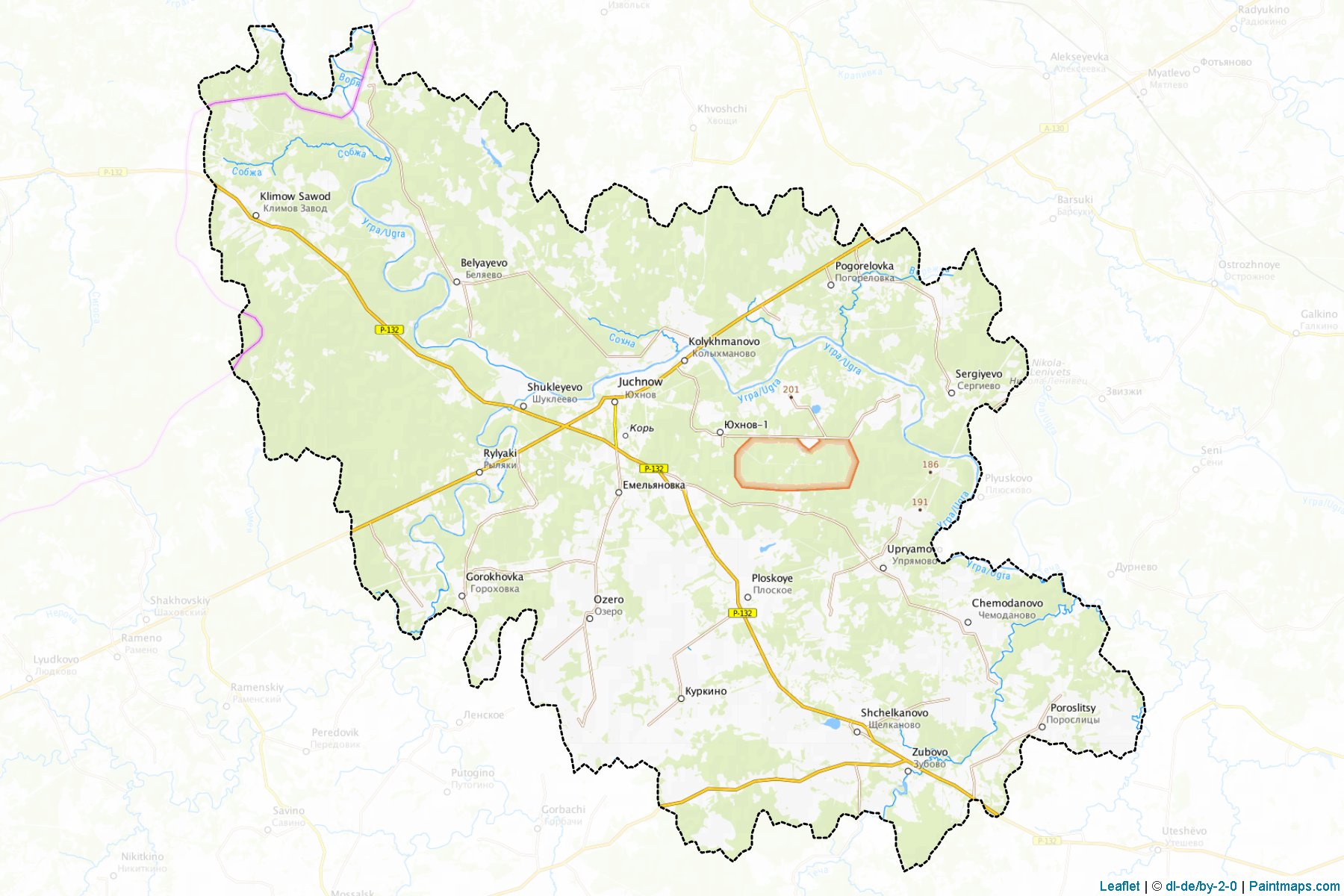 Jukhnovskiy (Kaluga) Map Cropping Samples-1