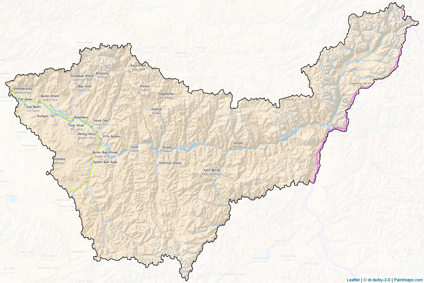 Kaa-Khemskiy (Tuva) Map Cropping Samples-1