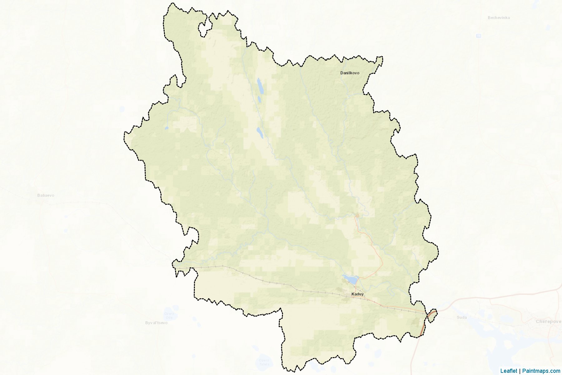 Kadujskiy (Vologda) Map Cropping Samples-2