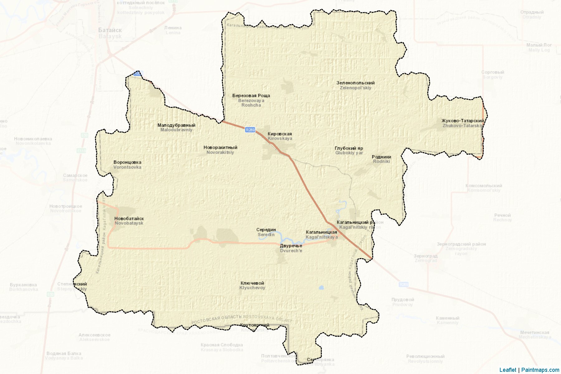 Kagal'nickij (Rostov) Map Cropping Samples-2