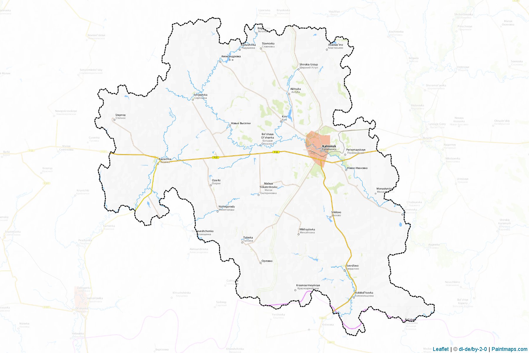 Kalininskiy (Saratov) Map Cropping Samples-1