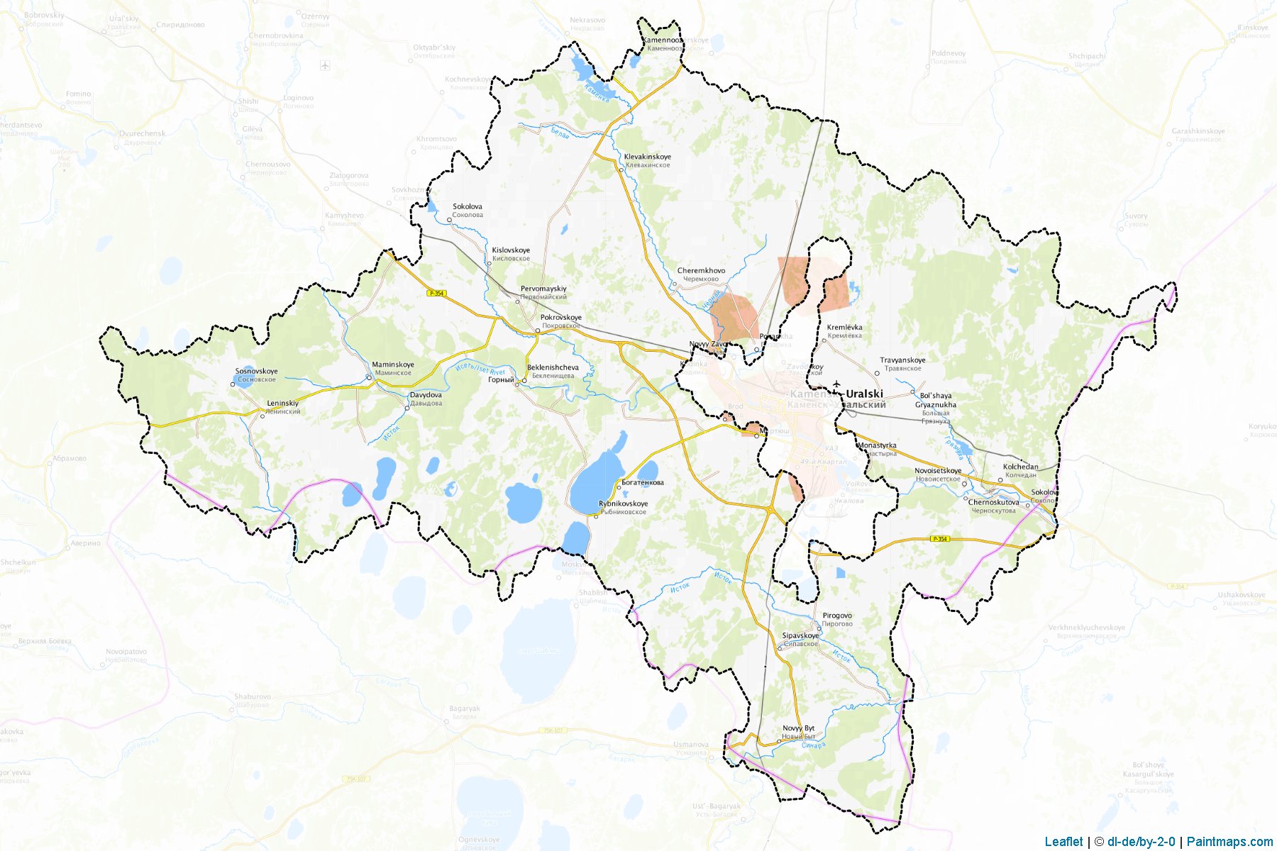 Kamenskiy (Sverdlovsk) Map Cropping Samples-1