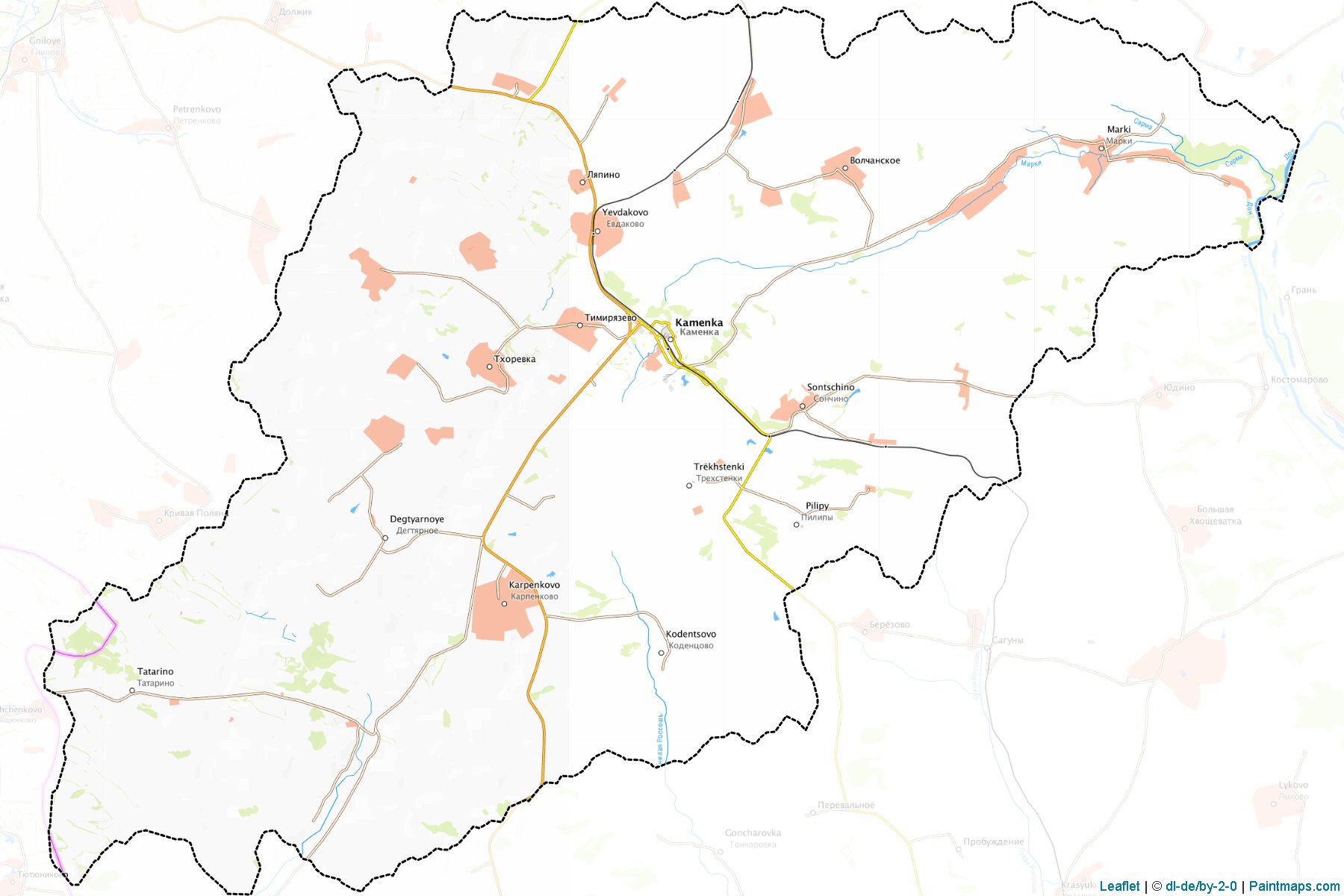 Kamenskiy (Voronezh) Map Cropping Samples-1