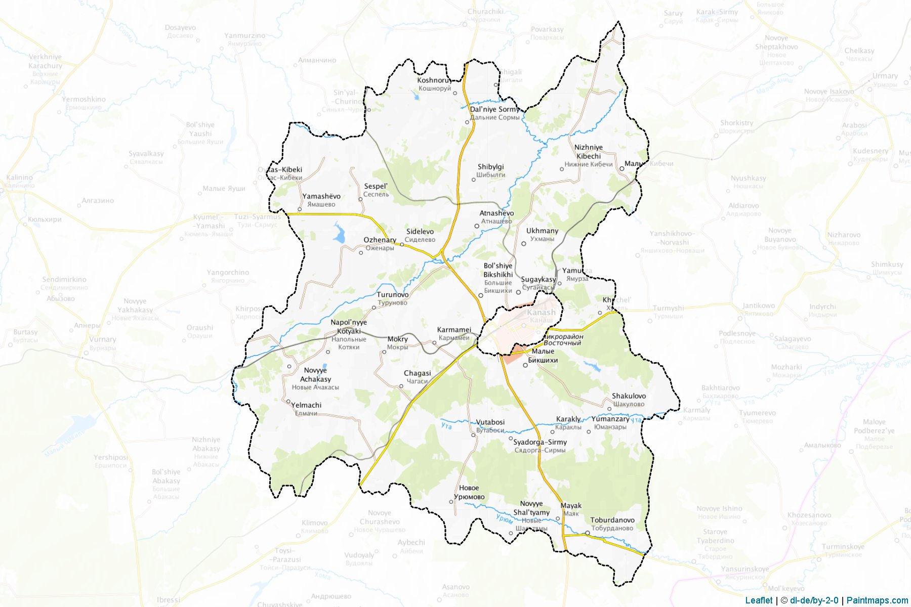 Kanashskiy (Chuvash) Map Cropping Samples-1