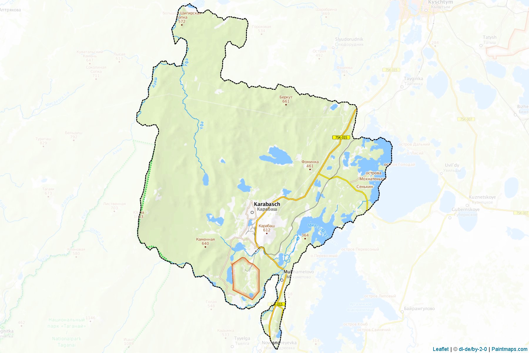 Karabashskiy (Chelyabinsk) Map Cropping Samples-1