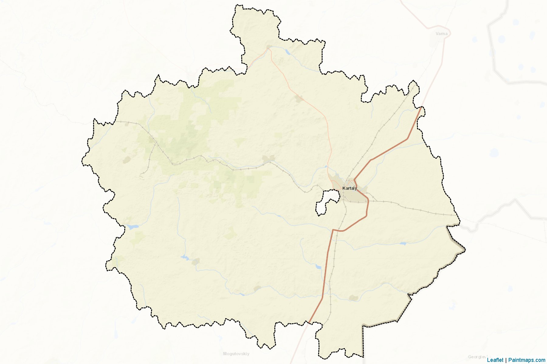 Kartalinskiy (Chelyabinsk) Map Cropping Samples-2