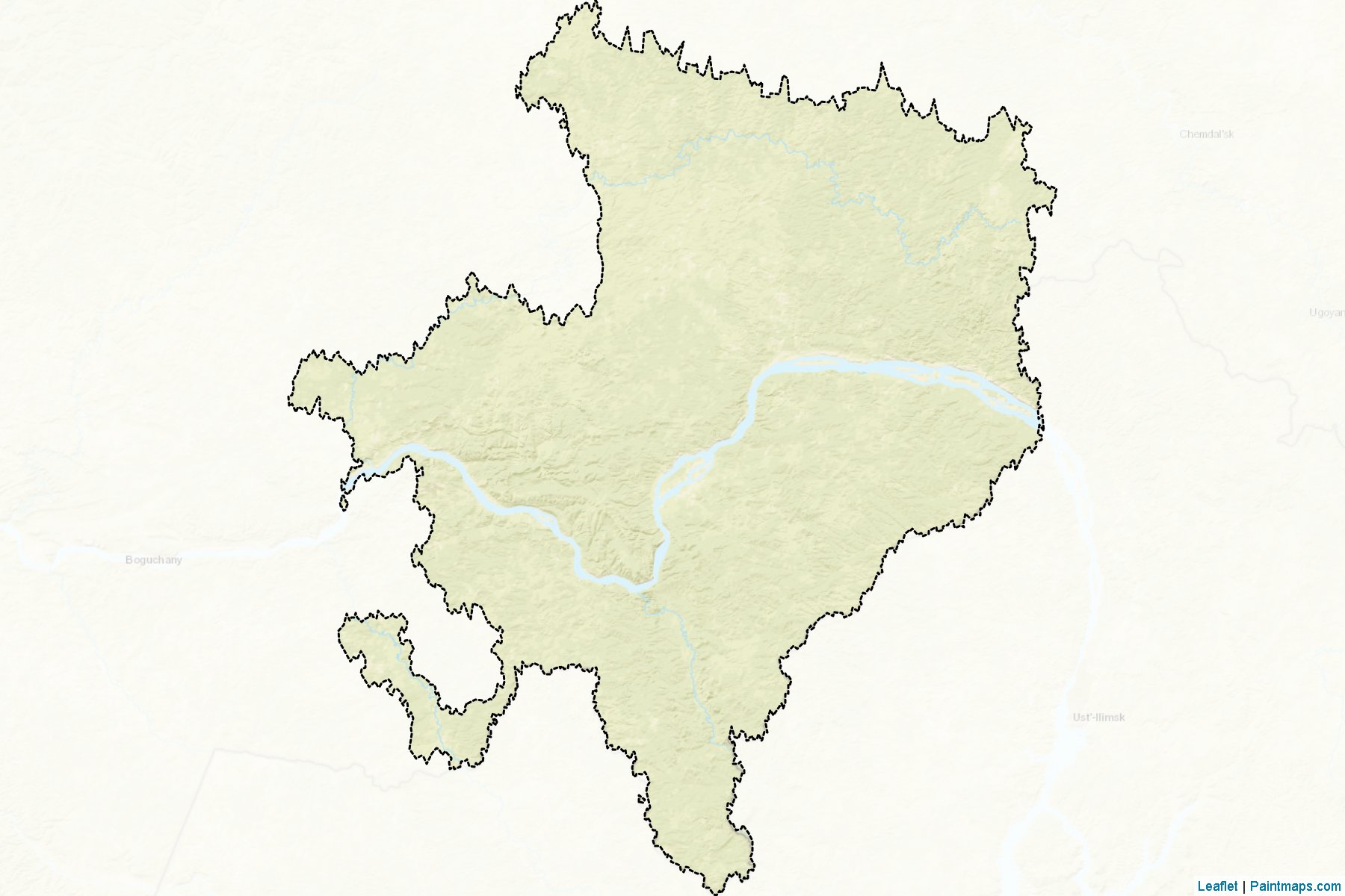 Kezhemskiy (Krasnoyarsk) Map Cropping Samples-2