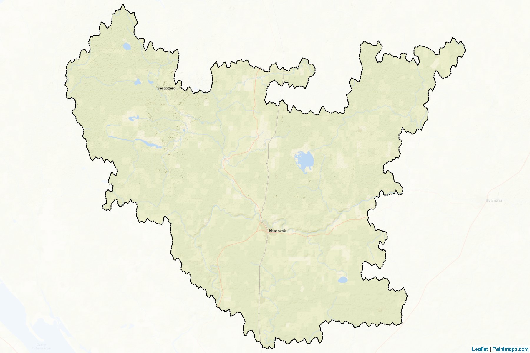 Kharovskiy (Vologda) Map Cropping Samples-2