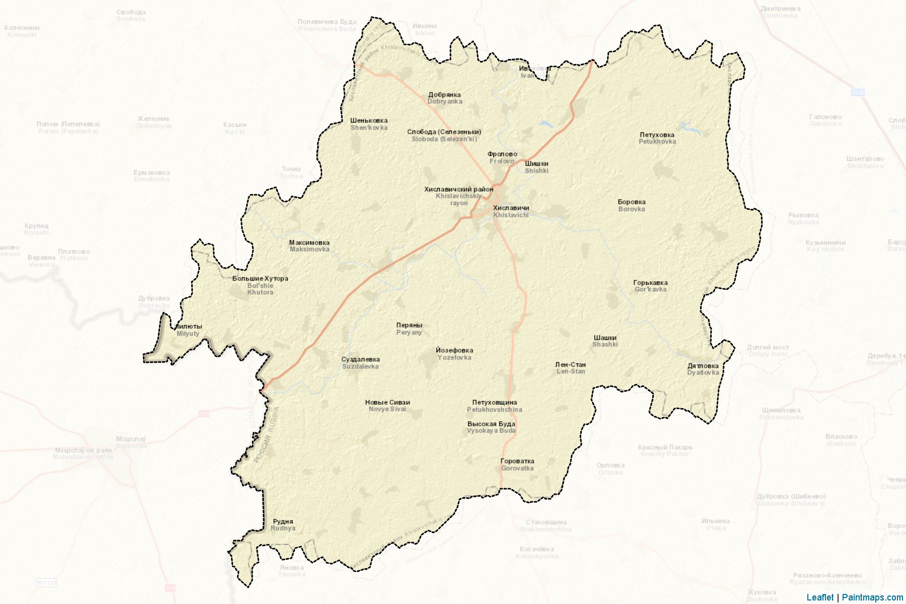 Khislavichskiy (Smolensk) Haritası Örnekleri-2