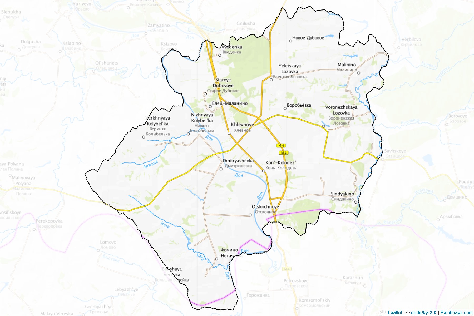 Khlevenskiy (Lipetsk) Map Cropping Samples-1